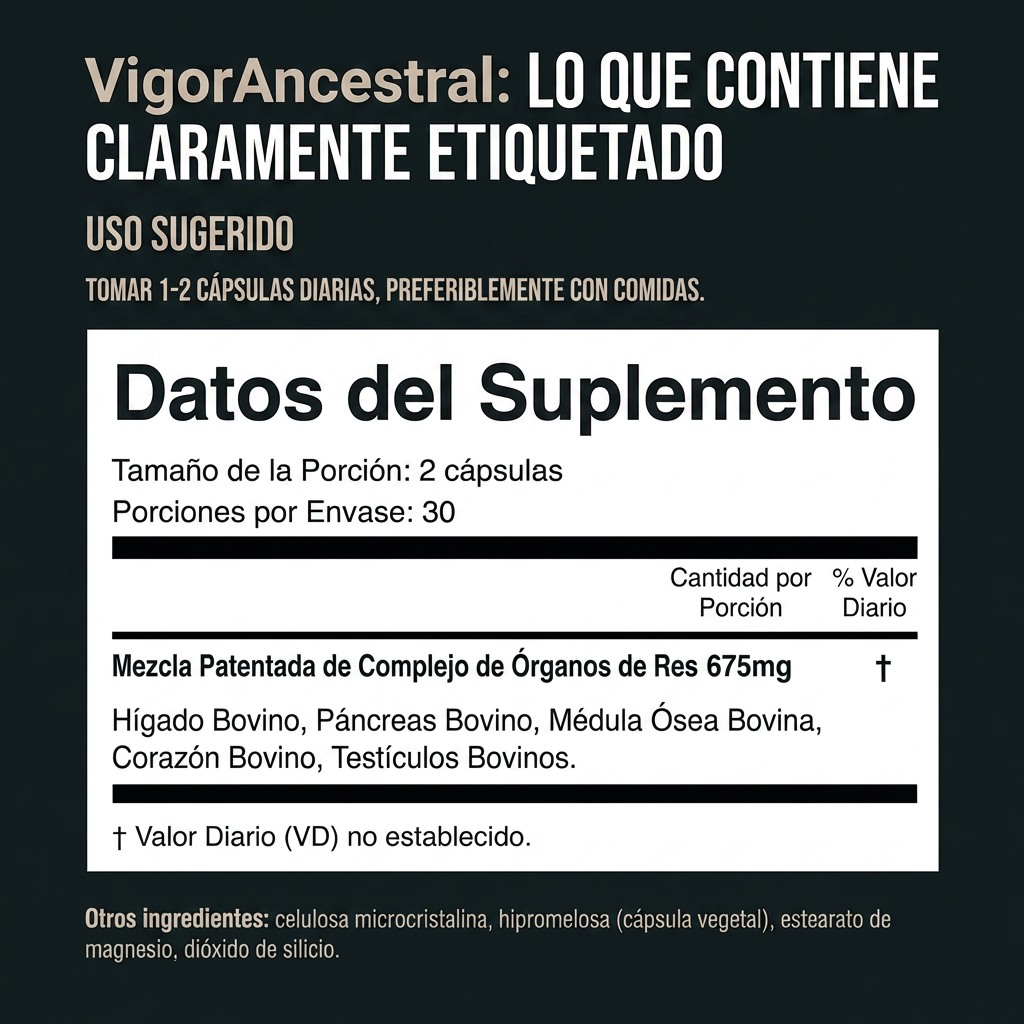 VigorAncestral® El Suplemento Nº1 en Vitalidad Masculina